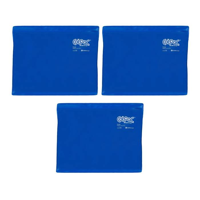 Chattanooga ColPac Reusable Blue Vinyl Gel Ice Pack (11 x 14", 3-Pack)