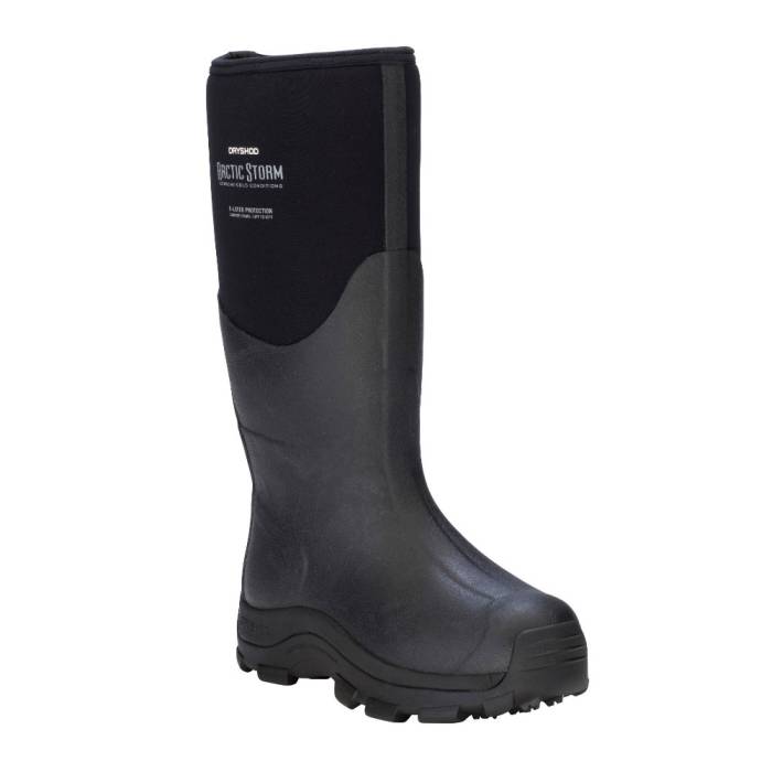 Dryshod Arctic Storm Men's Boots (Size 9, High, Black/Gray)